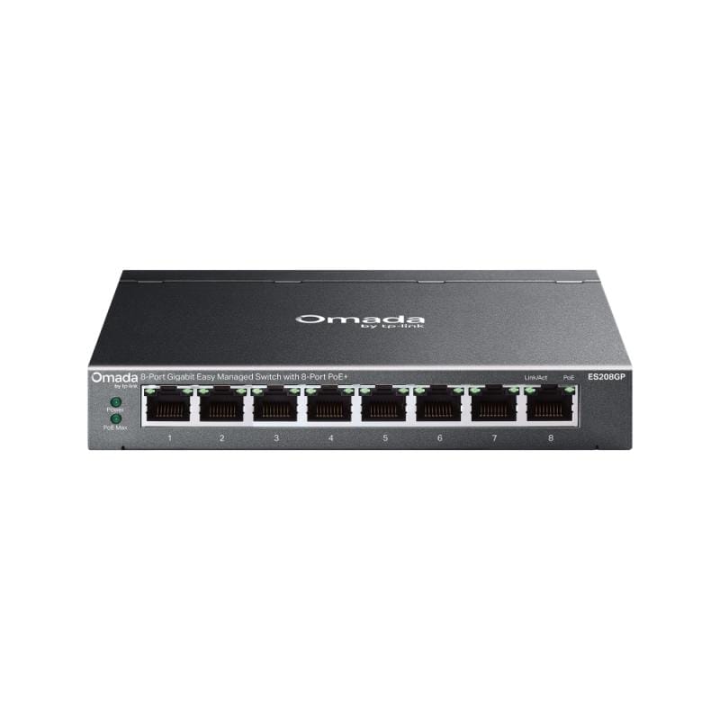 Switch TP-LINK ES208GP 8 Porturi Gigabit PoE+ 65W