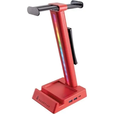 Stand Căști Gaming SUREFIRE Vinson N2 RGB Roșu 48848