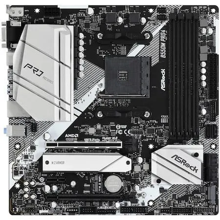 Placă de bază ASROCK B550M PRO4 Socket AM4 DDR4 mATX - imagine 2