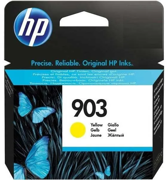Cartuș Cerneală HP 903 Original Galben T6L95AE - imagine 2