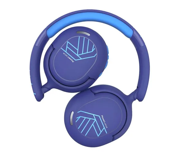 Căști Over-Ear POWERLOCUS Lion Kids Wireless Wired Albastru - imagine 4