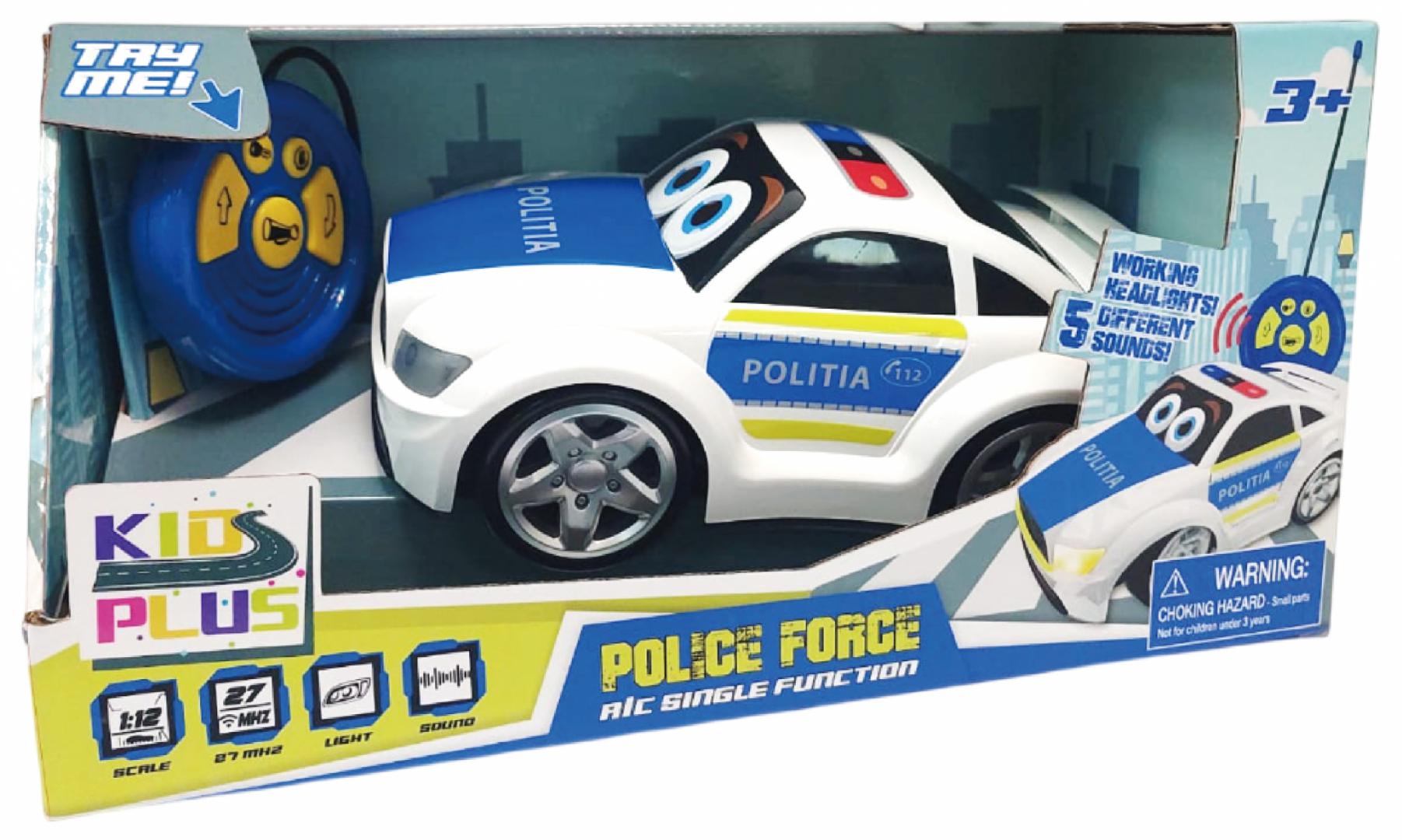 Mașinuță cu Telecomandă CEVODLE Poliția Română 1:12 30cm - imagine 2