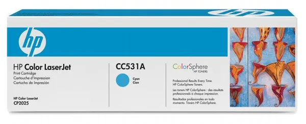 Toner HP CC531A Cyan Original 2800 Pagini - imagine 2