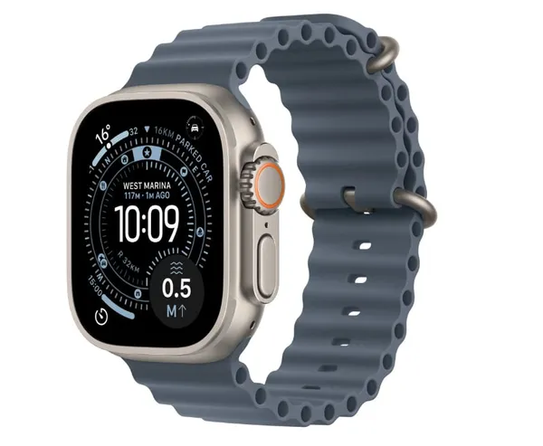 Smartwatch APPLE Watch Ultra 3 GPS + Cellular 49mm Titan Natural - imagine 2