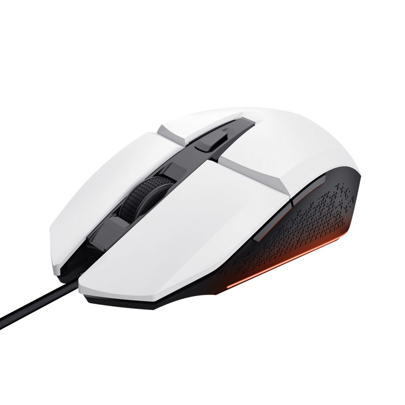 Mouse TRUST GXT109W Felox USB 6400 DPI Alb - imagine 3