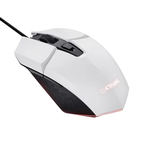 Mouse TRUST GXT109W Felox USB 6400 DPI Alb TR-25066 - imagine 4