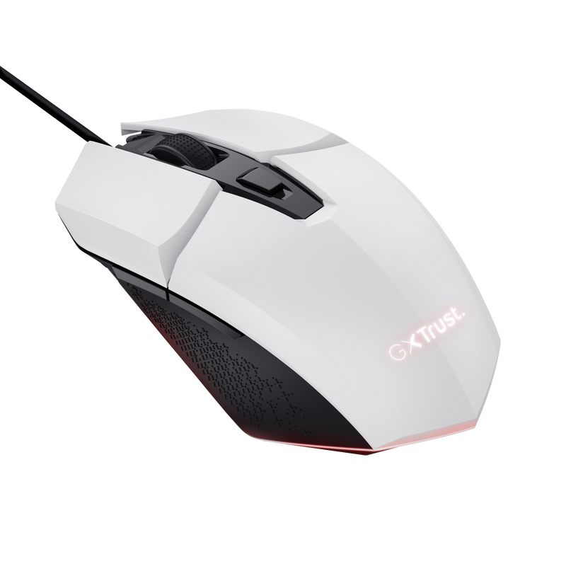 Mouse TRUST GXT109W Felox USB 6400 DPI Alb - imagine 4