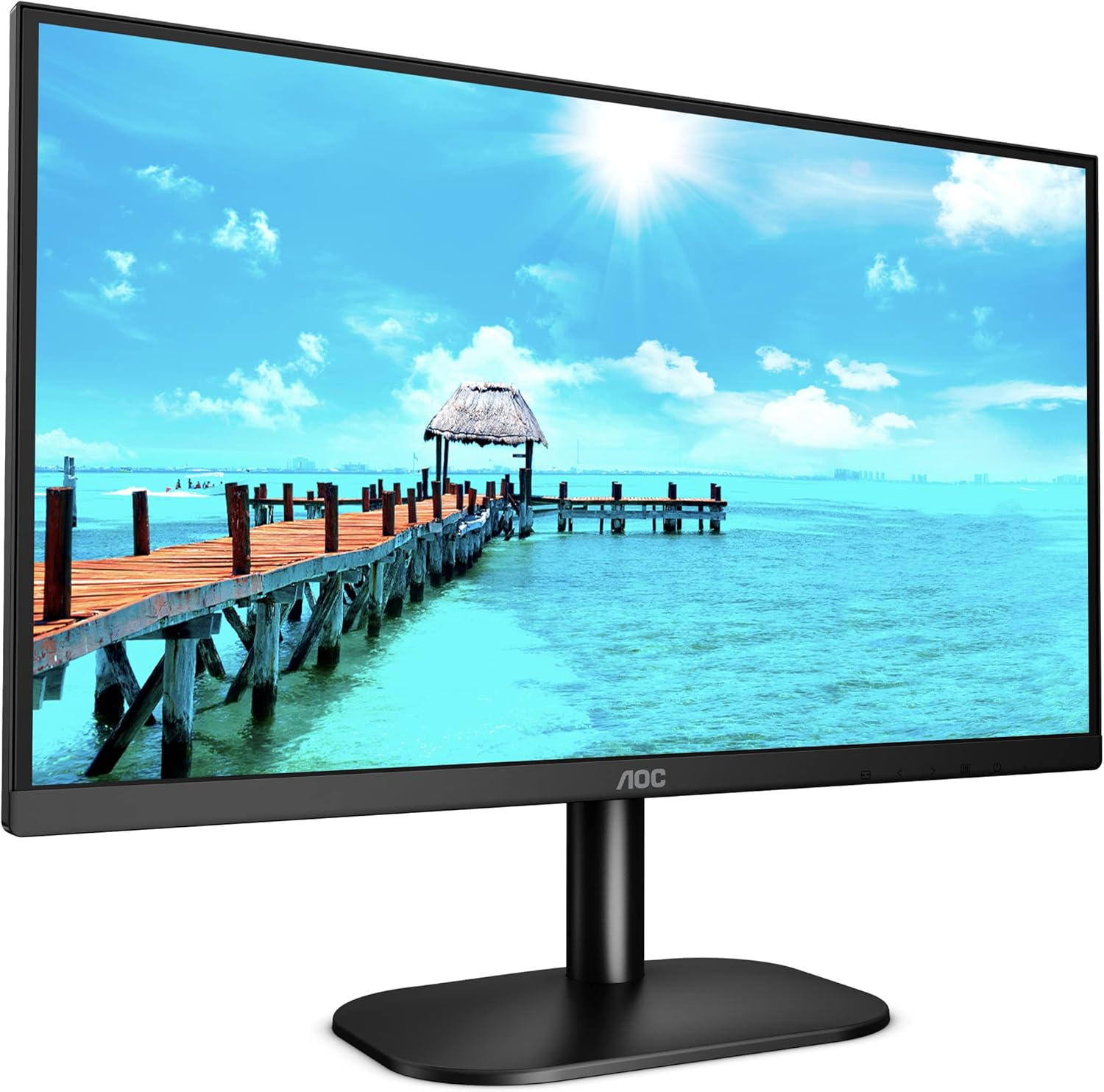 Monitor AOC 22B2H/EU 21.5" Full HD VA 75Hz Negru - imagine 3