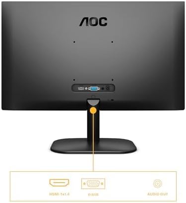 Monitor AOC 22B2H/EU 21.5" Full HD VA 75Hz Negru - imagine 5
