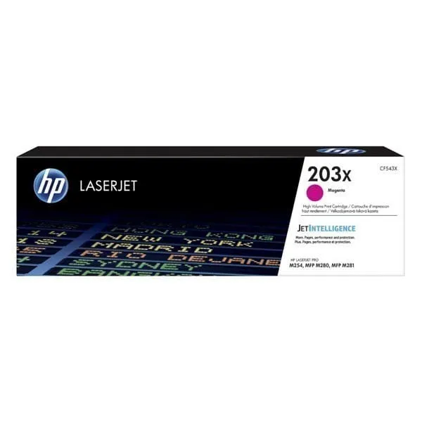 Toner HP CF543X Magenta 203X Color LaserJet Pro M254 M280 M281