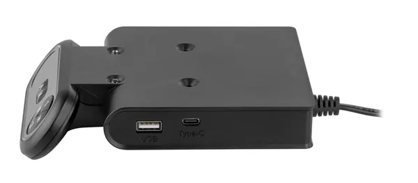 Birou Gaming SERIOUX Elysium Electric RGB 1400x600mm - imagine 8