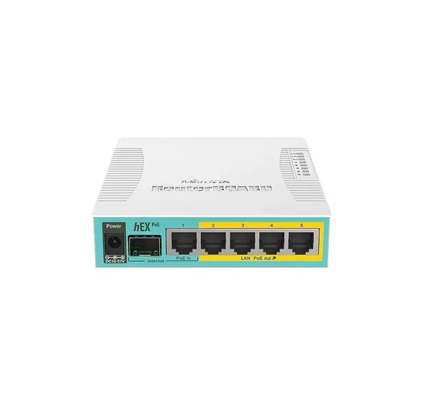 Router MIKROTIK RB960PGS 5 Porturi 10/100/1000M - imagine 2