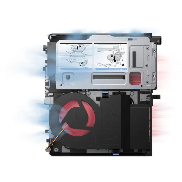 Desktop Workstation DELL Pro Max Micro FCM2250, Intel Core Ultra 7, 16GB, 512GB SSD, RTX A400 - imagine 3