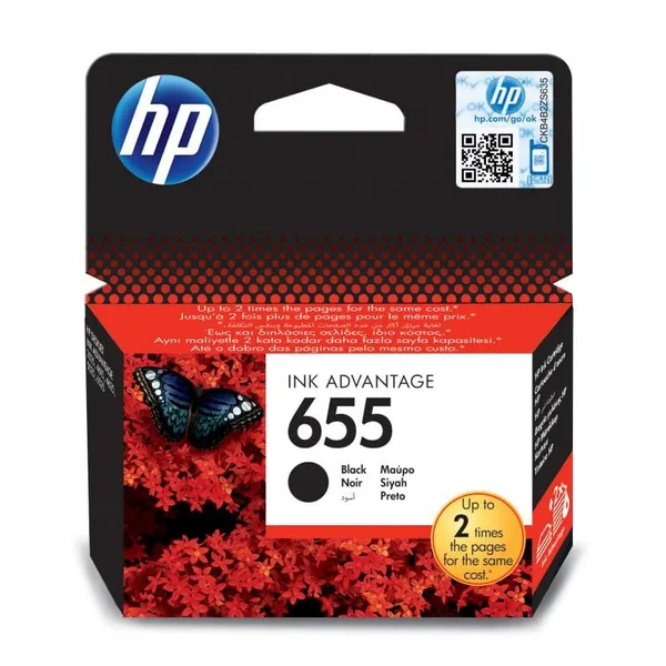 Cartuș Cerneală HP 655 CZ109AE Negru 14 ml - imagine 2