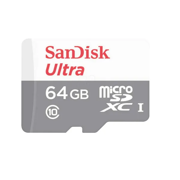 Card de memorie SANDISK Ultra MicroSDXC 64GB Class 10 + Adaptor SD