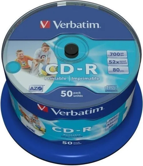 Disc CD-R VERBATIM 700MB 52x 50 buc Spindle