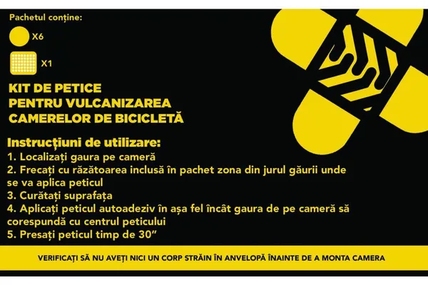 Kit petice PEGAS Autoadezive 6 Bucăți - imagine 4
