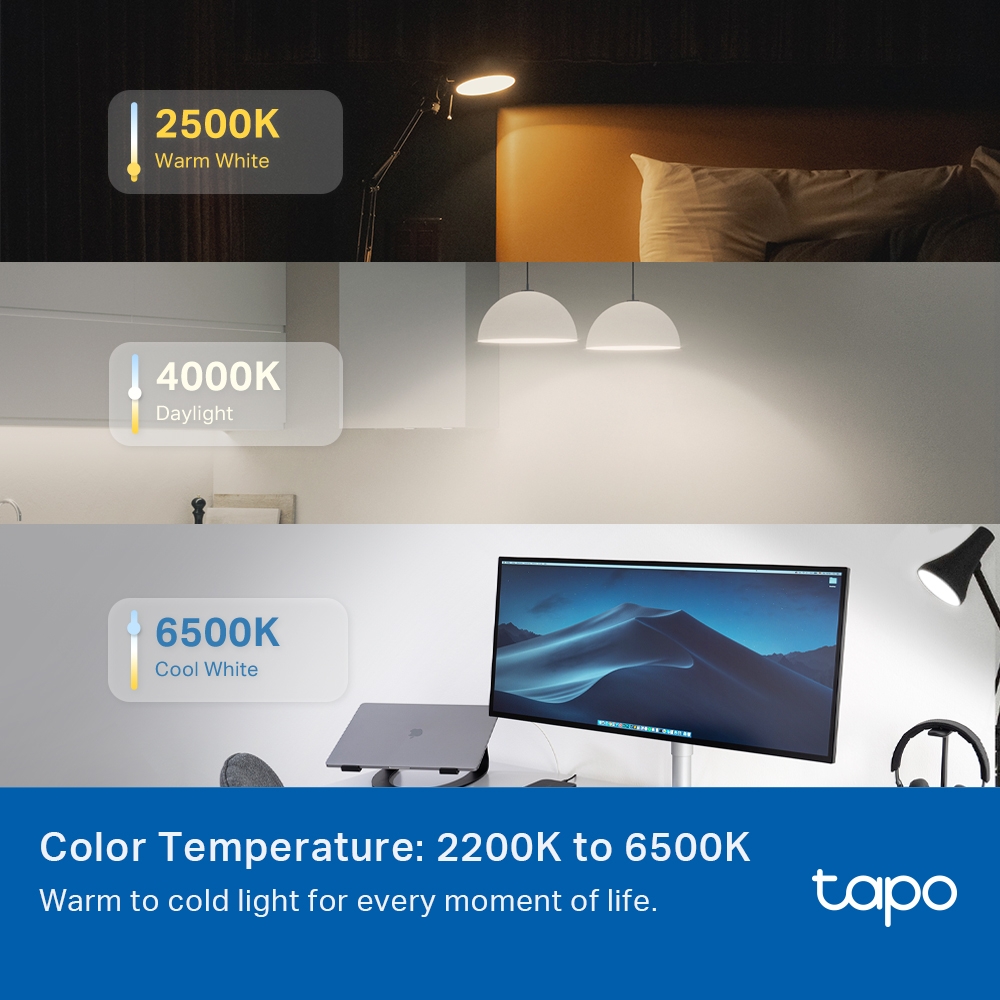Bec Inteligent TP-LINK Tapo L535E E27 RGB WiFi - imagine 5