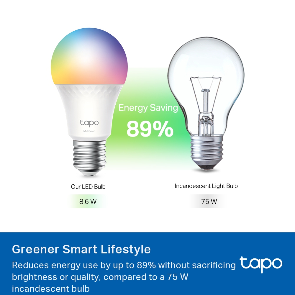 Bec Inteligent TP-LINK Tapo L535E E27 RGB WiFi - imagine 8