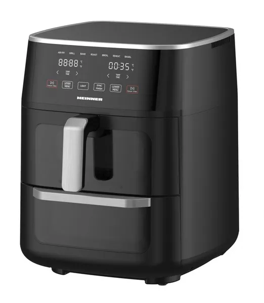 Friteuză Dublă cu Aer Cald HEINNER OvenFry Cook 11L Negru HAFO-M11BK1700 - imagine 2