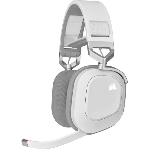 Căști Gaming CORSAIR HS80 Wireless RGB Alb - imagine 4