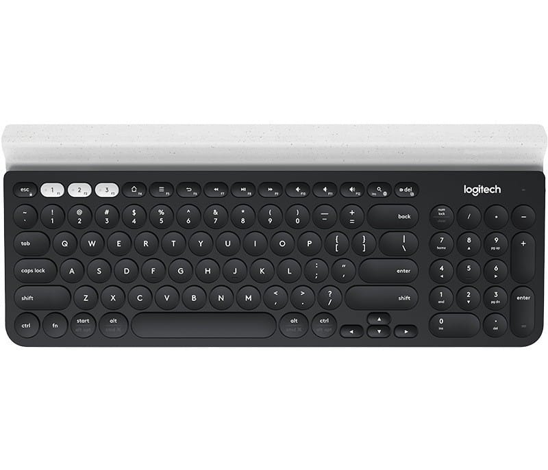 Tastatură LOGITECH K780 Multimedia Wireless Bluetooth Negru Argintiu