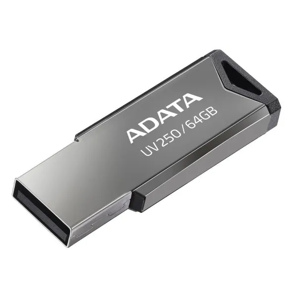 Memorie USB ADATA AUV250-64G-RBK 64GB USB 2.0 Argintiu - imagine 3