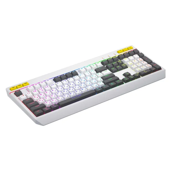 Tastatură Mecanică HATOR Icefall USB 1000Hz RGB Alb - imagine 3