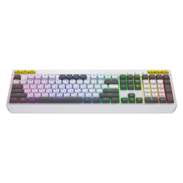 Tastatură Mecanică HATOR Icefall USB 1000Hz RGB Alb - imagine 2