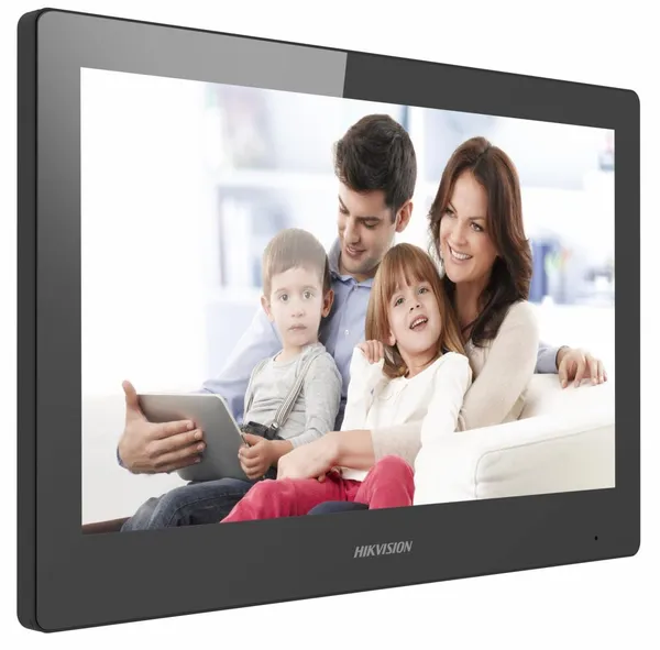 Monitor Videointerfon HIKVISION DS-KH8520-WTE1/EU 10 inch Modular Negru