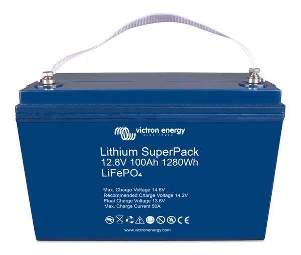 Baterie Lithium VICTRON ENERGY SuperPack 12,8V 100Ah M8 High Current - imagine 2
