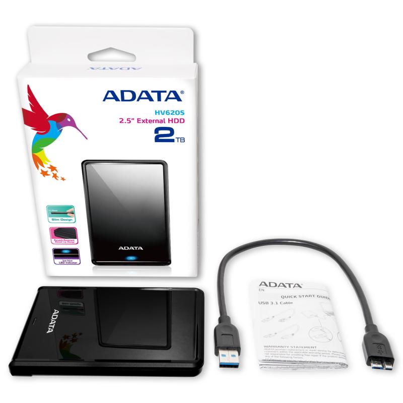 HDD Extern ADATA HV620S 4TB USB 3.1 Negru - imagine 6