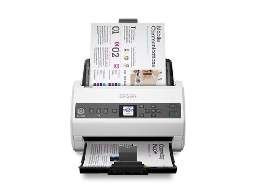 Scanner EPSON DS-730N A4 40ppm 1200dpi Sheetfed Negru