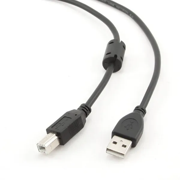 Cablu USB GEMBIRD Imprimantă 4.5m Negru CCF-USB2-AMBM-15