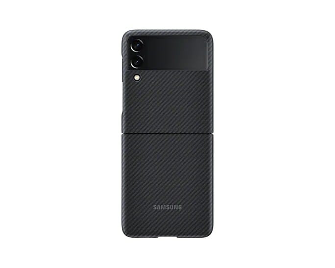 Husă SAMSUNG Galaxy Z Flip3 Back Cover Policarbonat Negru EF-XF711SBEGWW