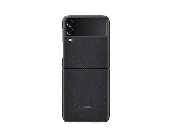 Husă SAMSUNG Galaxy Z Flip3 Back Cover Policarbonat Negru EF-XF711SBEGWW
