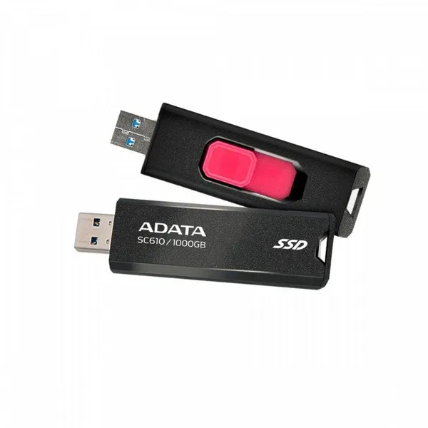 SSD Extern ADATA 1000GB USB 3.1 Negru - imagine 2