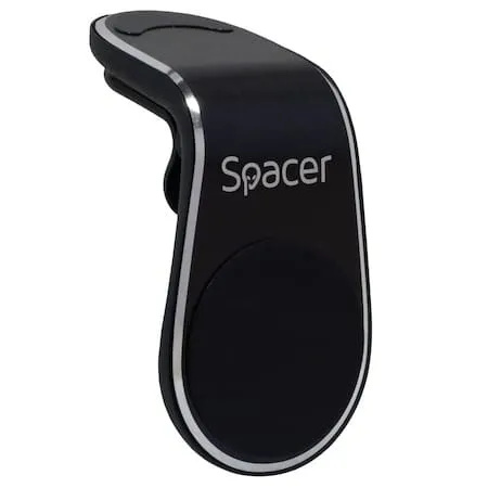 Suport Auto Magnetic SPACER SPT-MGN Fixare Grilaj Negru