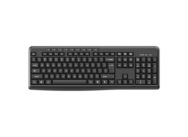 Tastatură Wireless SERIOUX SKB706W 2.4G Negru 104+9 Taste