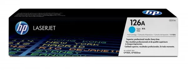 Toner HP CE311A Cyan Original 1000 pagini - imagine 2