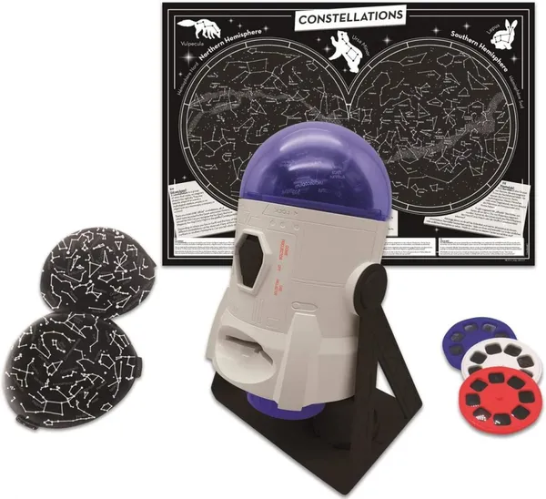 Proiector Planetariu DISNEY Lexibook 2in1 360 Grade NLJ180 - imagine 5