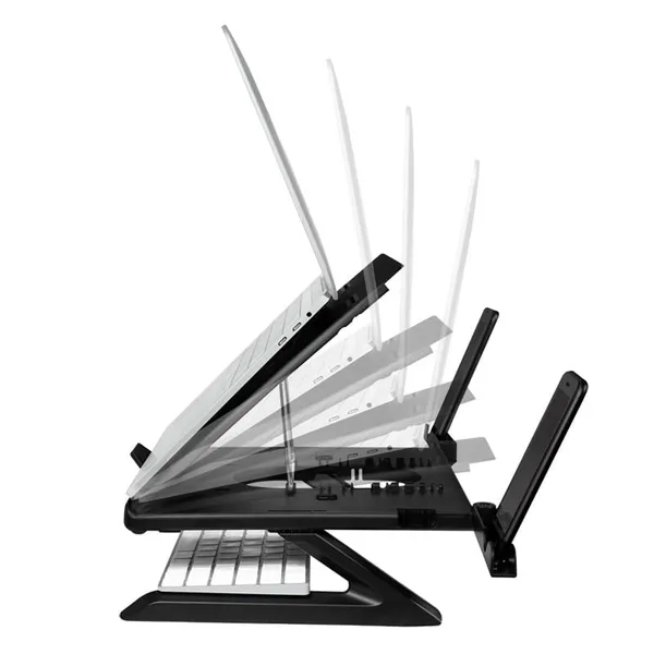 Suport Notebook LOGILINK AA0133 Pliabil Negru 10-15.6 inch - imagine 3