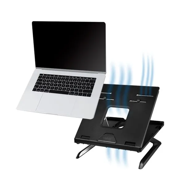 Suport Notebook LOGILINK AA0133 Pliabil Negru 10-15.6 inch - imagine 5