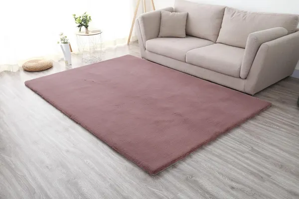 Covor HEINNER Shaggy Soft Blanita Mov 50x90 cm