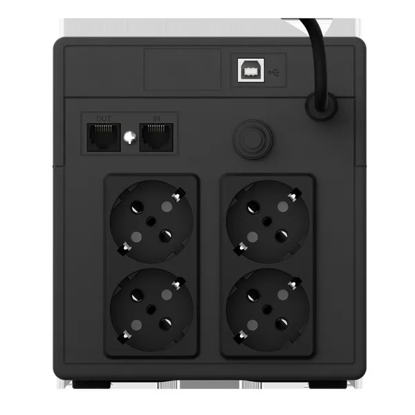 UPS NJOY Cadu 1000 1000VA 600W LCD Tactil 4 Prize Schuko - imagine 2