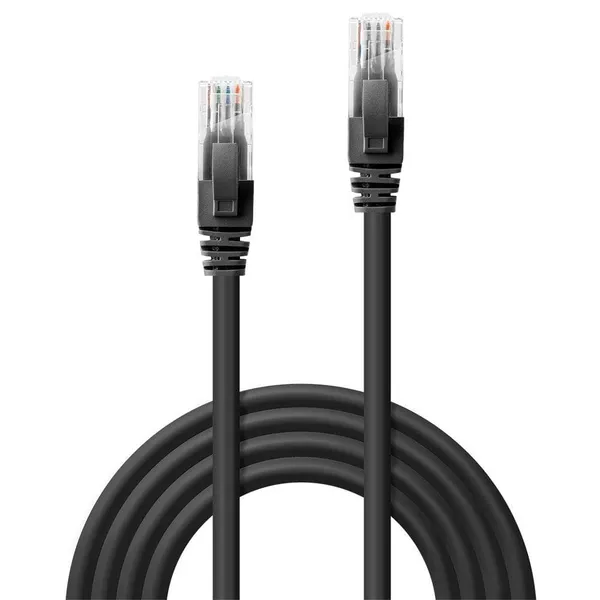 Cablu Rețea LINDY LY-48077 1m Cat.6 U/UTP Negru - imagine 3