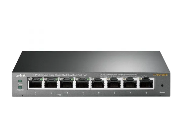 Switch TP-LINK TL-SG108PE 8 Porturi 10/100/1000 Mbps PoE+ - imagine 2