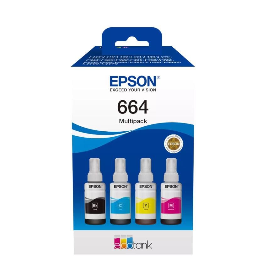 Set Cartușe Cerneală EPSON T6646 Multipack BK+CMY Original