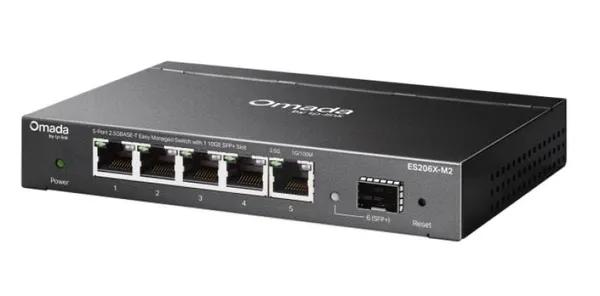 Switch TP-LINK Omada ES206X-M2 5 Porturi 2.5G RJ45 Slot 10G SFP+