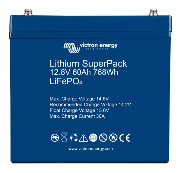 Baterie Litiu VICTRON ENERGY SuperPack 12,8V 60 Ah LiFePO4